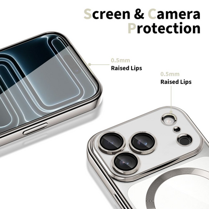 MagSafe Hülle für Apple iPhone 17 Pro, Tech-Protect, Magflex, Silber