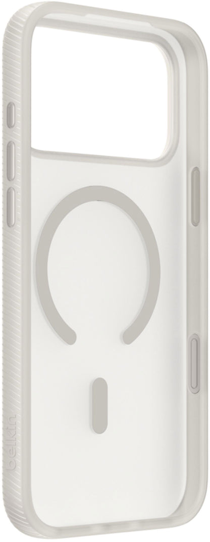Custodia MagSafe per Apple iPhone 17 Pro Max, Belkin, SheerForce Grip, Beige MSA036hqSA