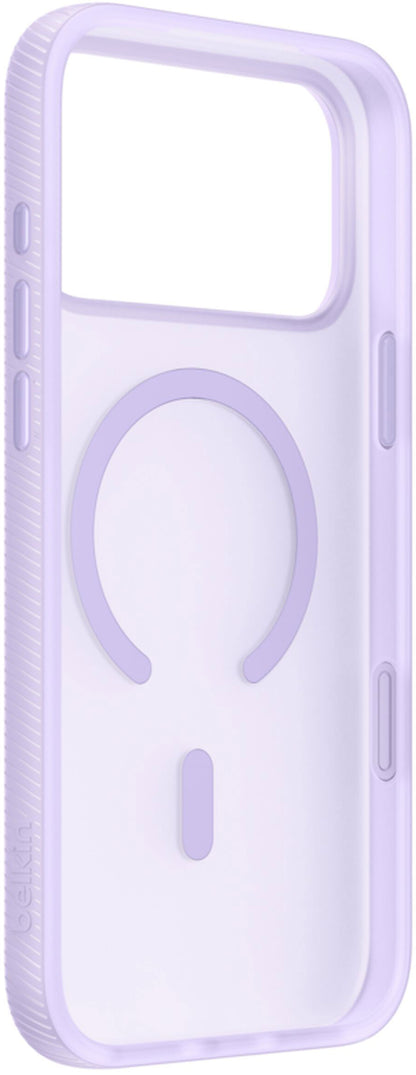 Custodia MagSafe per Apple iPhone 17 Pro Max, Belkin, SheerForce Grip, Viola MSA036hqLV