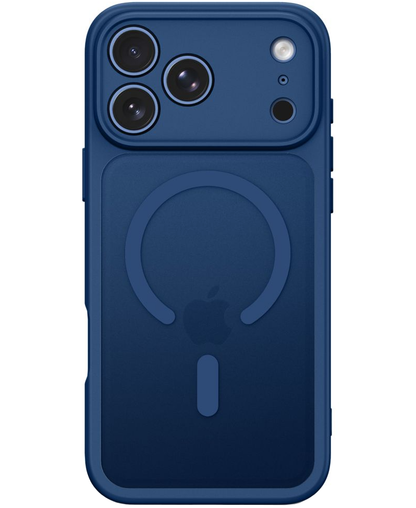 MagSafe-Hülle für Apple iPhone 18 Pro Max / 17 Pro Max, Tech-Protect, BasicMag, Mattes Marineblau