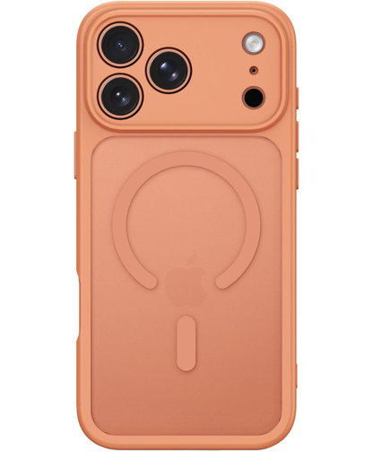 Coque MagSafe pour Apple iPhone 18 Pro / 17 Pro, Tech-Protect, BasicMag, Orange Mat