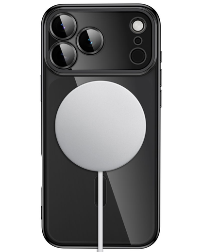 Custodia MagSafe per Apple iPhone 18 Pro Max / 17 Pro Max, Tech-Protect, Magflex, Nero Satinato