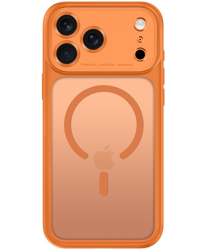 Coque MagSafe pour Apple iPhone 18 Pro Max / 17 Pro Max, Tech-Protect, MagPeak CC, Orange Mat