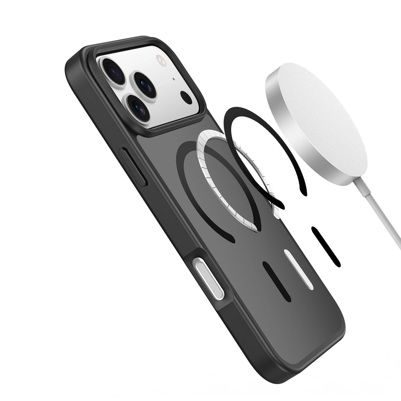 Étui MagSafe pour Apple iPhone 17 Pro Max, DUX DUCIS, Yind, Noir