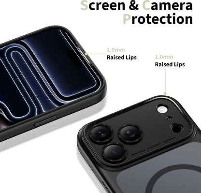 MagSafe-Hülle für Apple iPhone 17 Pro, Tech-Protect, MagPeak, Matt Schwarz
