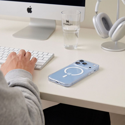 MagSafe-Hülle für Apple iPhone 18 Pro / 17 Pro, Tech-Protect, Flexair, Transparent