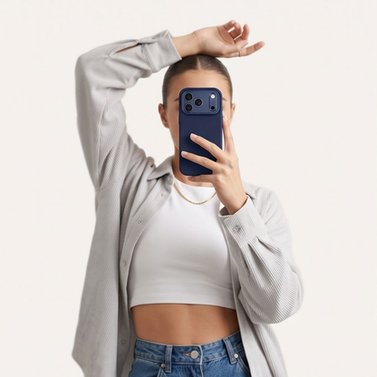 Custodia MagSafe per Apple iPhone 18 Pro Max / 17 Pro Max, Tech-Protect, Uniq CC, Blu Navy