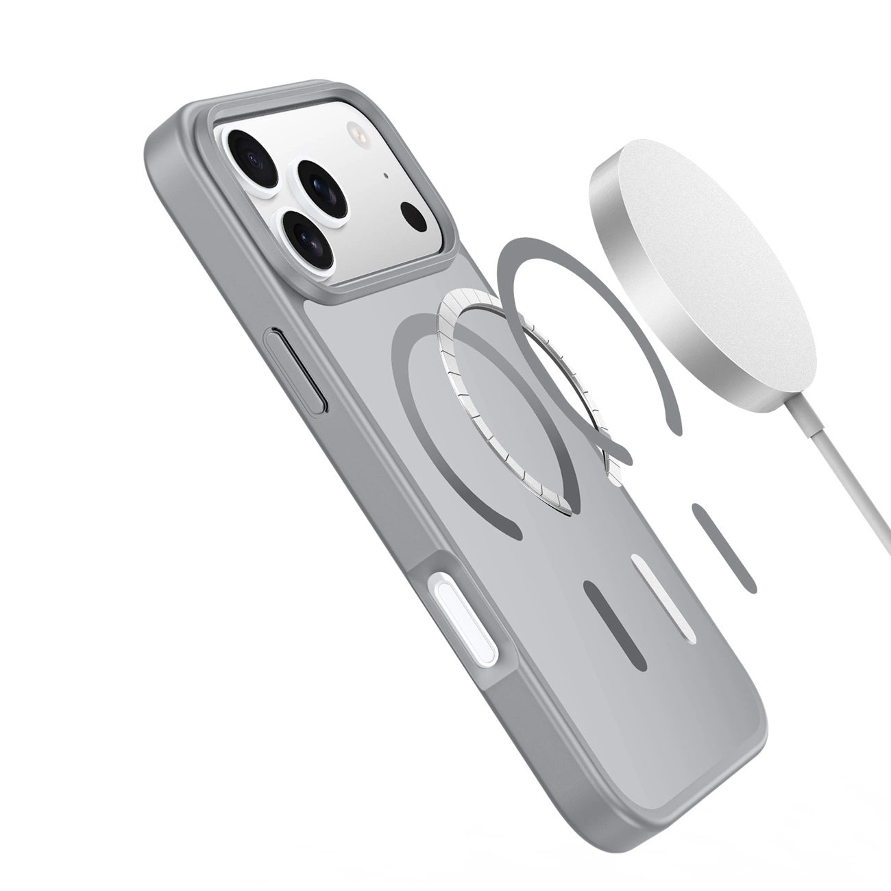 Custodia MagSafe per Apple iPhone 17 Pro Max, DUX DUCIS, Yind, Grigio
