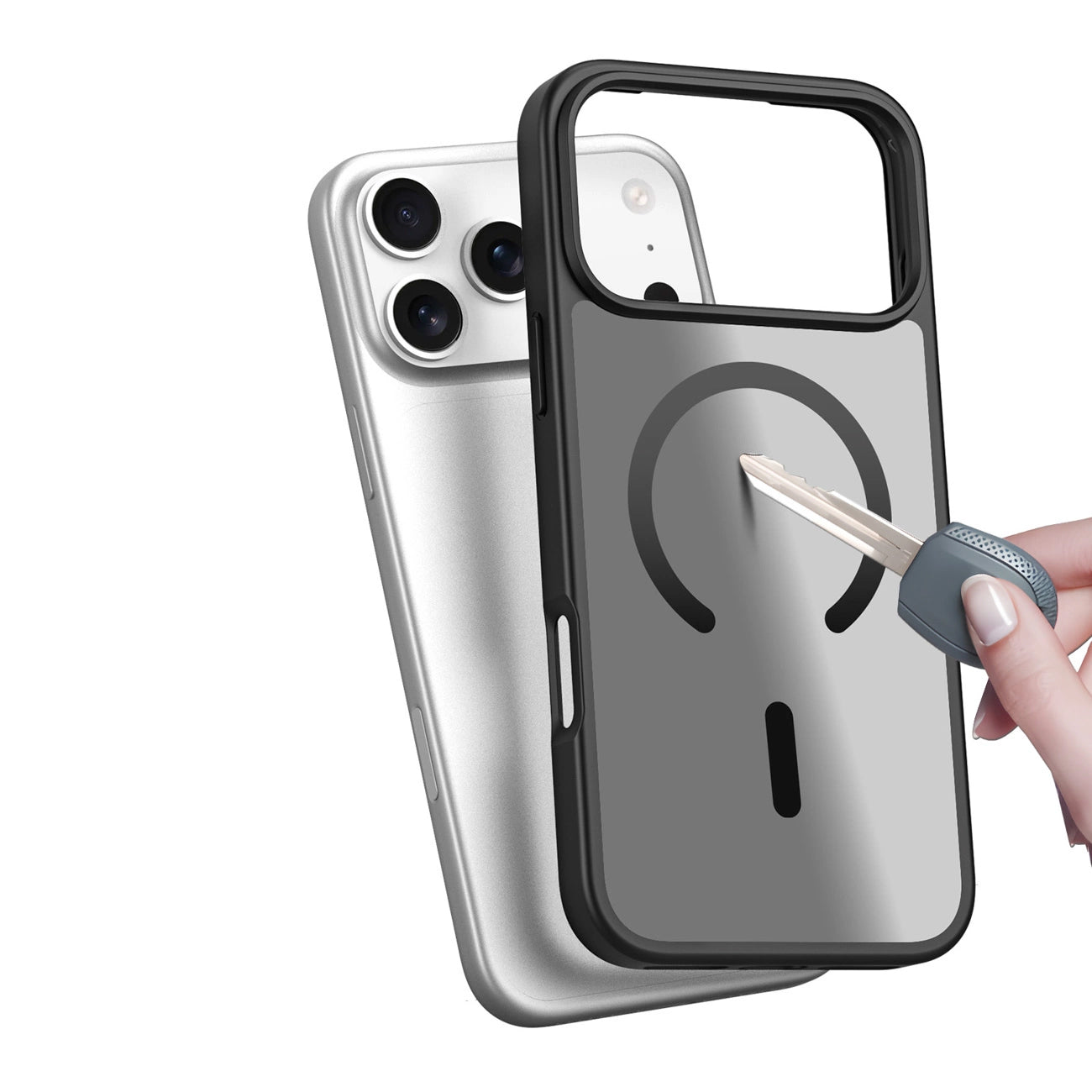 Étui MagSafe pour Apple iPhone 17 Pro Max, DUX DUCIS, Yind, Noir
