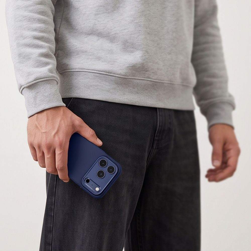 Custodia MagSafe per Apple iPhone 18 Pro / 17 Pro, Tech-Protect, Uniq CC, Blu Navy