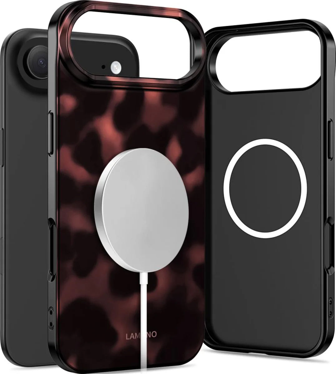 Custodia MagSafe per Apple iPhone 17 Air, Tech-Protect, Lamano Panther, Nera