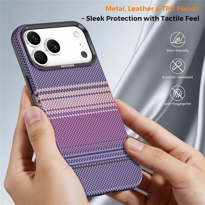 Custodia MagSafe per Apple iPhone 17 Pro Max, OEM, Gradient Rainbow, Viola