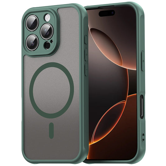 Custodia MagSafe per Apple iPhone 11, Techsuit, HaloFrost II, Verde