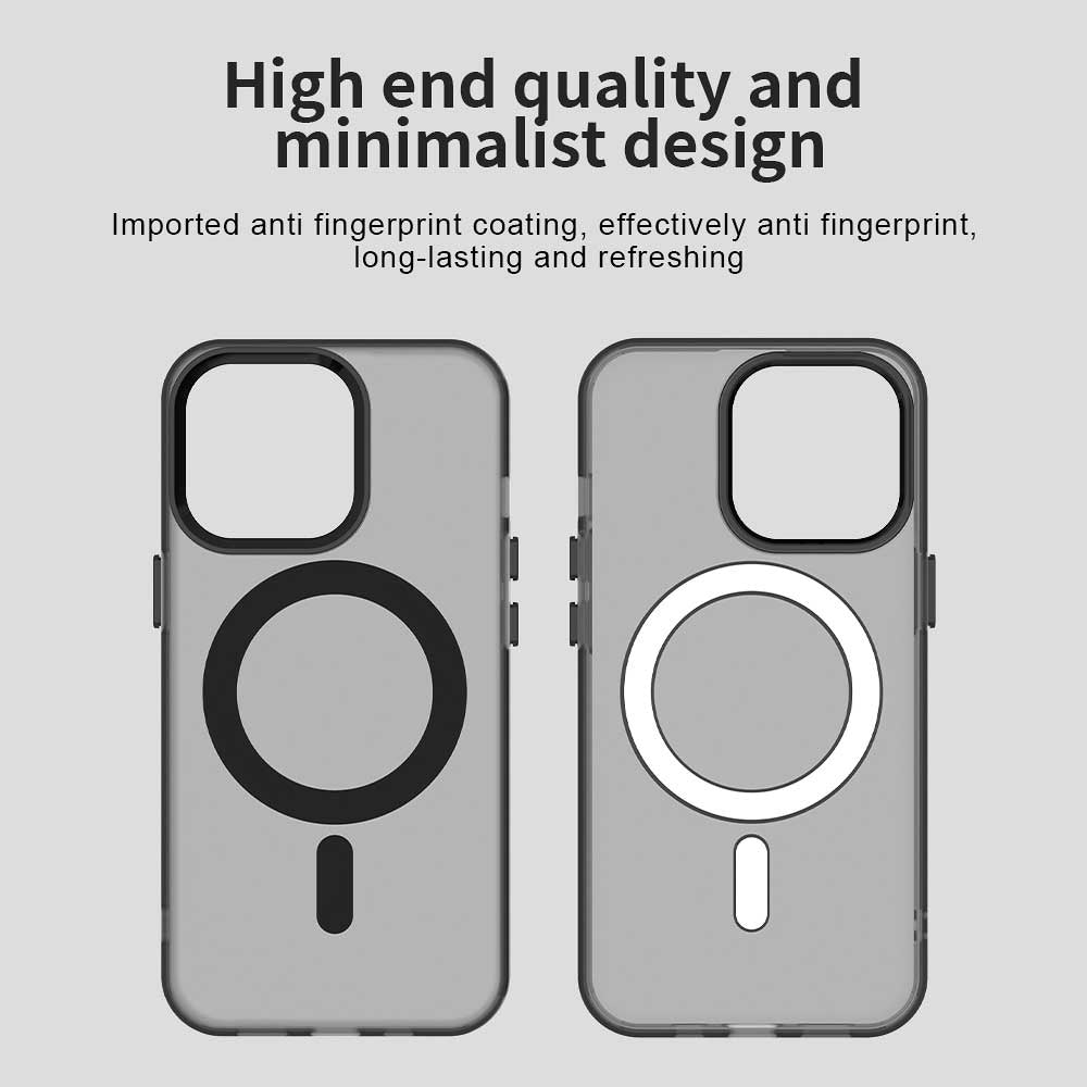 Coque MagSafe pour Apple iPhone 12 Pro Max, Techsuit, CandyCase, Noire