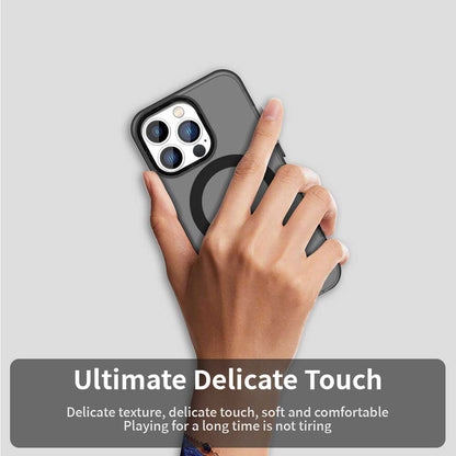 Coque MagSafe pour Apple iPhone 12 Pro Max, Techsuit, CandyCase, Noire