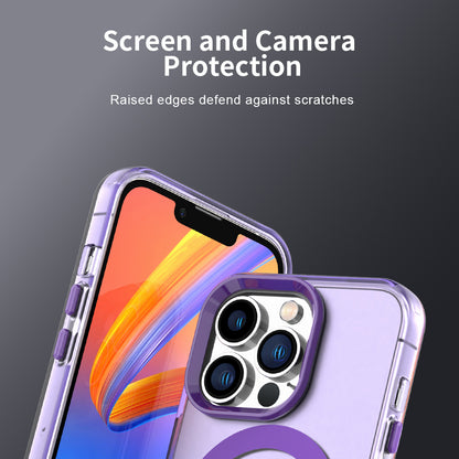Coque MagSafe pour Apple iPhone 13 Pro Max, Techsuit, CandyCase, Violet