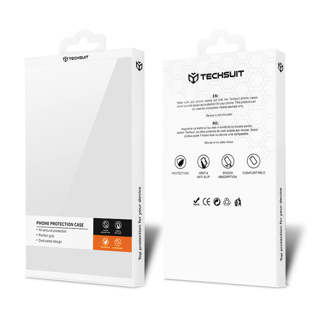 Coque MagSafe pour Apple iPhone 13 Pro Max, Techsuit, Luxury Crystal, Dorée