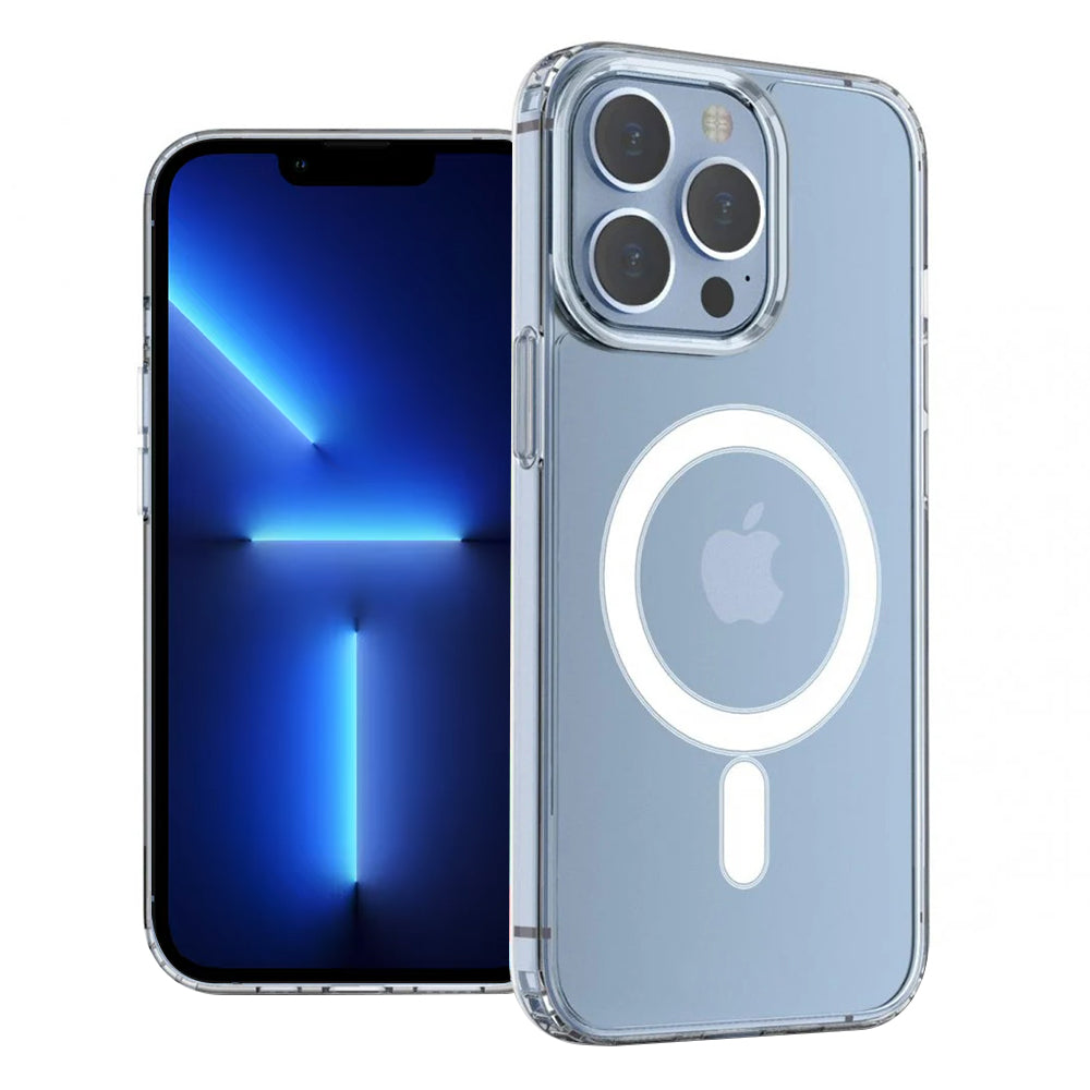 Coque MagSafe pour Apple iPhone 13 Pro Max, Techsuit, Pro, Transparente
