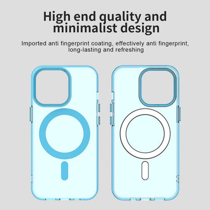 Coque MagSafe pour Apple iPhone 13 Pro, Techsuit, CandyCase, Bleue