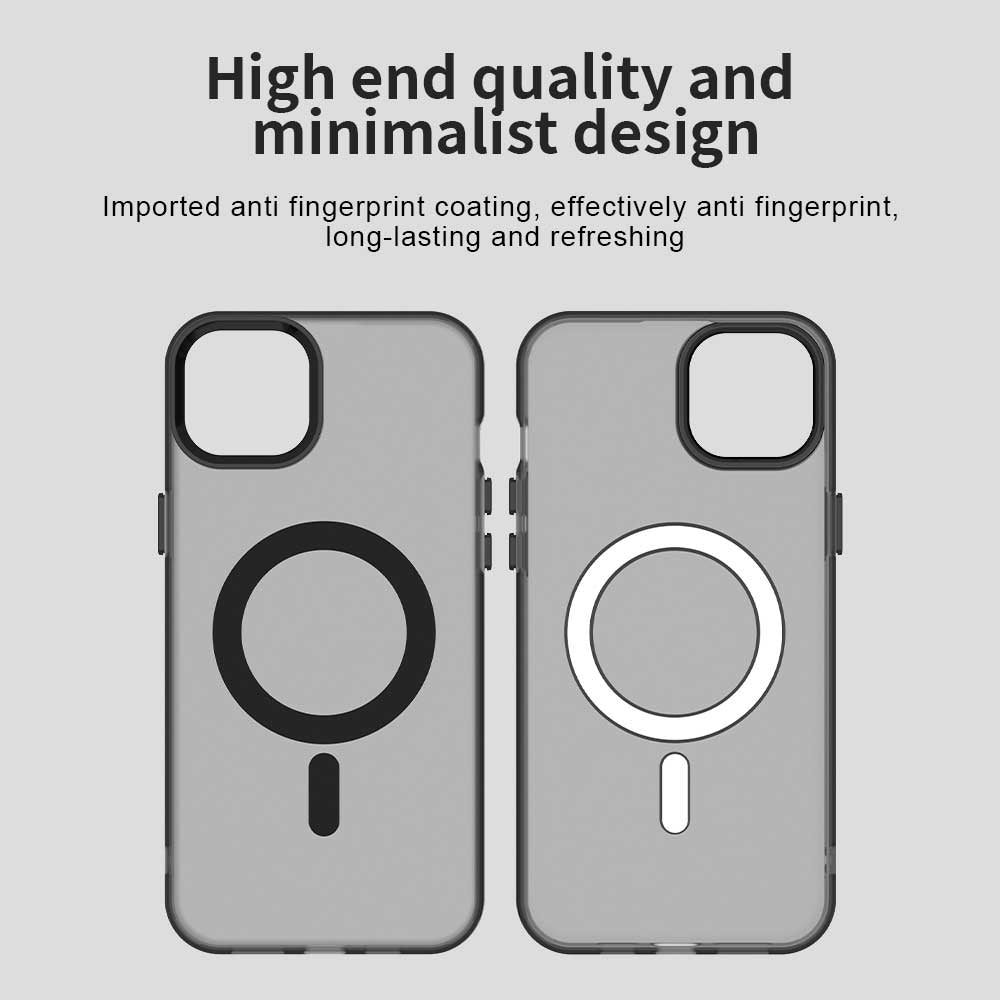 Custodia MagSafe per Apple iPhone 13, Techsuit, CandyCase, Nera