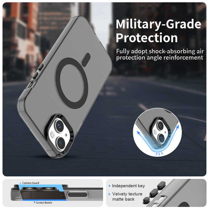 Custodia MagSafe per Apple iPhone 13, Techsuit, CandyCase, Nera