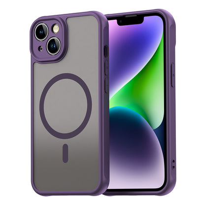 Custodia MagSafe per Apple iPhone 13, Techsuit, HaloFrost II, Viola