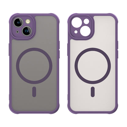 Custodia MagSafe per Apple iPhone 13, Techsuit, HaloFrost II, Viola