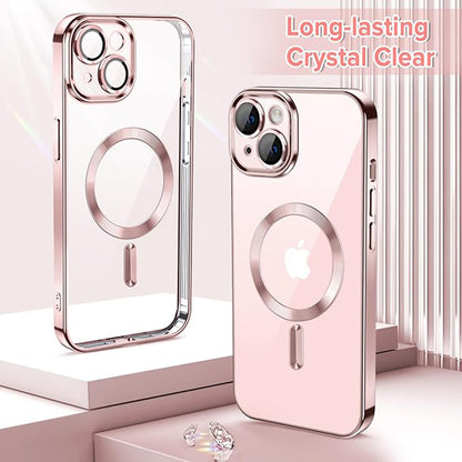 MagSafe-Hülle für Apple iPhone 13, Techsuit, Luxury Crystal, Rosa