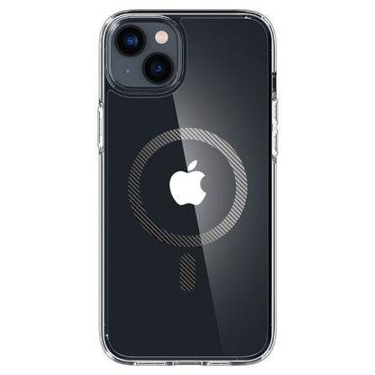 Coque MagSafe pour Apple iPhone 14 Plus, Spigen, Ultra Hybrid Carbon, Transparente