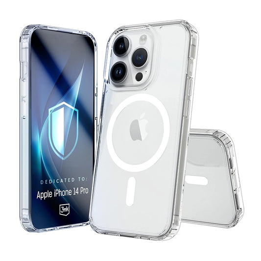 MagSafe-Hülle für Apple iPhone 14 Pro, 3MK, Armor MagCase, Transparent