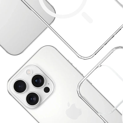 Custodia MagSafe per Apple iPhone 14 Pro, 3MK, Armor MagCase, Trasparente