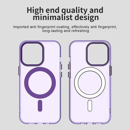 Coque MagSafe pour Apple iPhone 14 Pro Max, Techsuit, CandyCase, Violet
