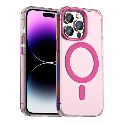Coque MagSafe pour Apple iPhone 14 Pro Max, Techsuit, CandyCase, Rose