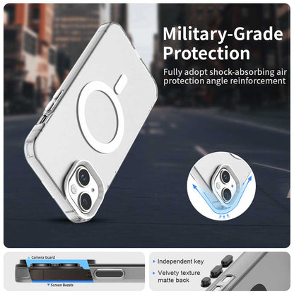 Custodia MagSafe per Apple iPhone 14, Techsuit, CandyCase, Bianca