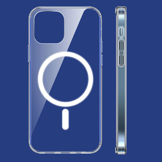 Custodia MagSafe per Apple iPhone 14, Techsuit, Pro, Trasparente