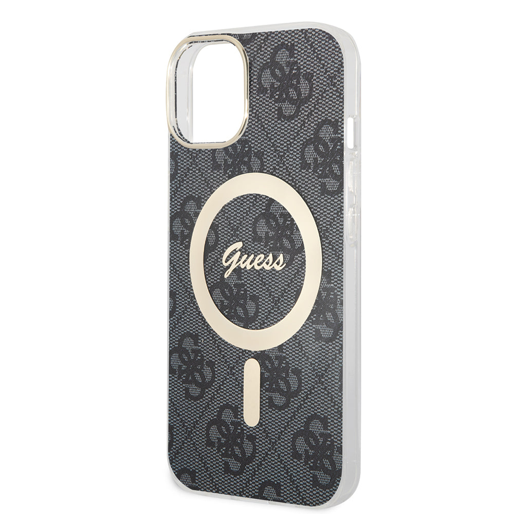 Étui MagSafe pour Apple iPhone 15 Plus, Guess, IML 4G, Noir
