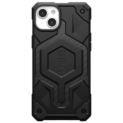 Custodia MagSafe per Apple iPhone 15 Plus, Urban Armor Gear, Monarch Pro Carbon, Nera