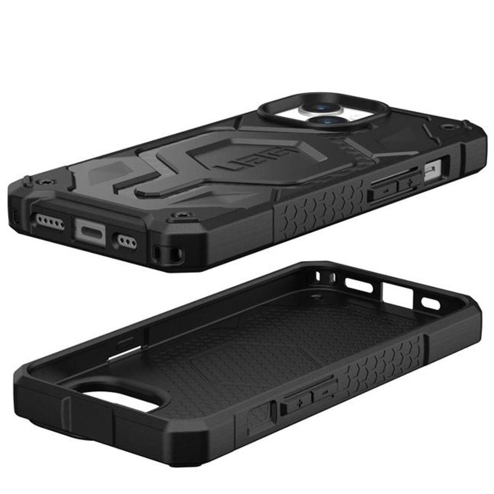 Custodia MagSafe per Apple iPhone 15 Plus, Urban Armor Gear, Monarch Pro Carbon, Nera