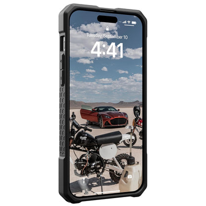 Custodia MagSafe per Apple iPhone 15 Plus, Urban Armor Gear, Monarch Pro Kevlar, Nera