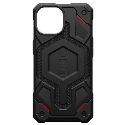 Custodia MagSafe per Apple iPhone 15 Plus, Urban Armor Gear, Monarch Pro Kevlar, Nera