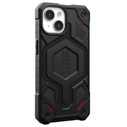 Custodia MagSafe per Apple iPhone 15 Plus, Urban Armor Gear, Monarch Pro Kevlar, Nera