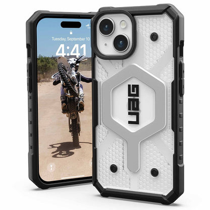 Custodia MagSafe per Apple iPhone 15 Plus, Urban Armor Gear, Pathfinder, Trasparente