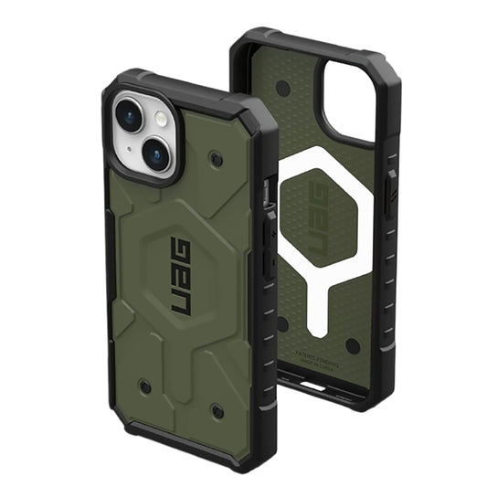 Custodia MagSafe per Apple iPhone 15 Plus, Urban Armor Gear, Pathfinder, Verde