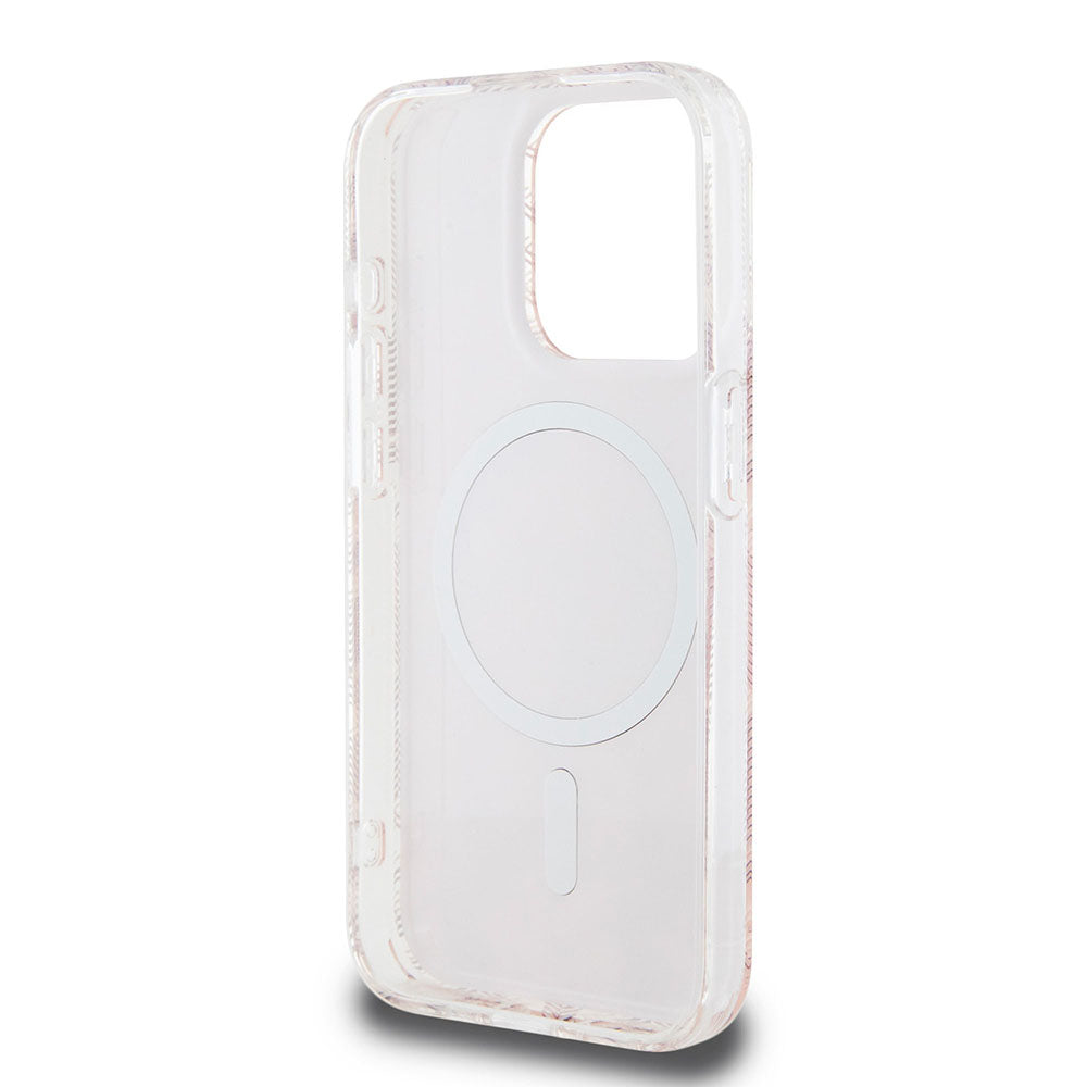 Étui MagSafe pour Apple iPhone 15 Pro Max, Guess, IML Gcube, Rose