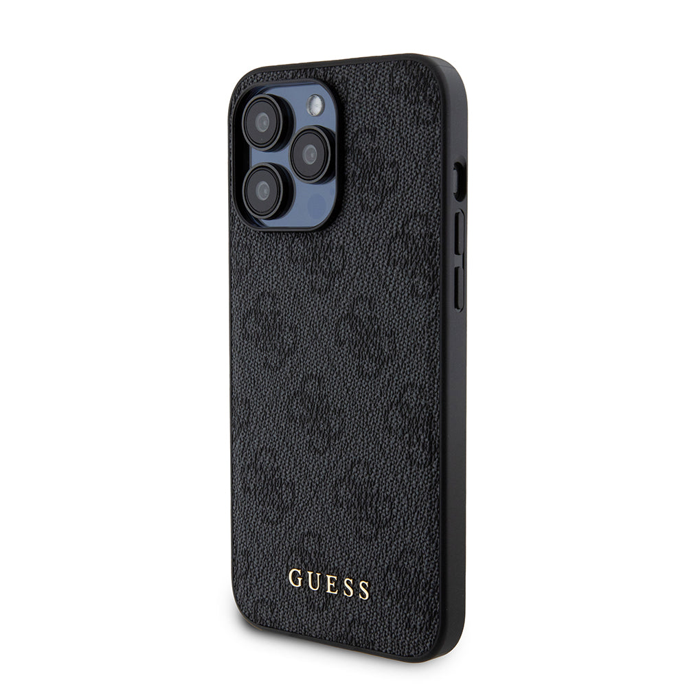 Étui MagSafe pour Apple iPhone 15 Pro Max, Guess, Powerbank 4G Metal Logo, Noir