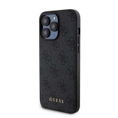 Étui MagSafe pour Apple iPhone 15 Pro Max, Guess, Powerbank 4G Metal Logo, Noir