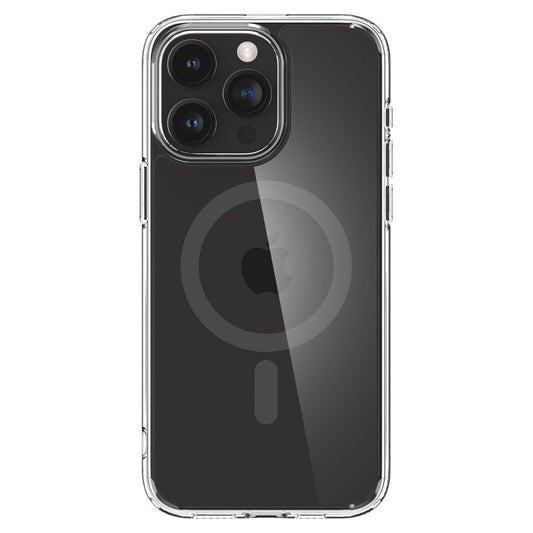 MagSafe Hülle für Apple iPhone 15 Pro Max, Spigen, Ultra Hybrid Carbon, Transparent