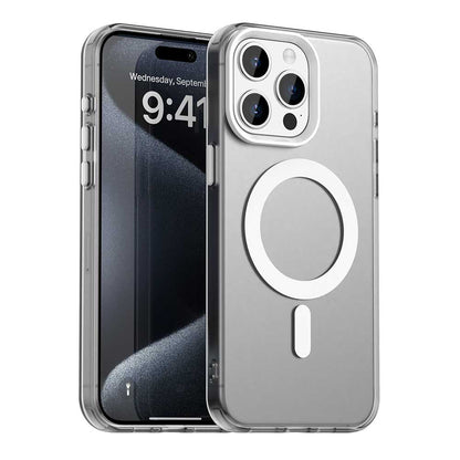 Coque MagSafe pour Apple iPhone 15 Pro Max, Techsuit, CandyCase, Blanche