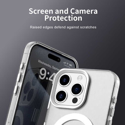 Coque MagSafe pour Apple iPhone 15 Pro Max, Techsuit, CandyCase, Blanche