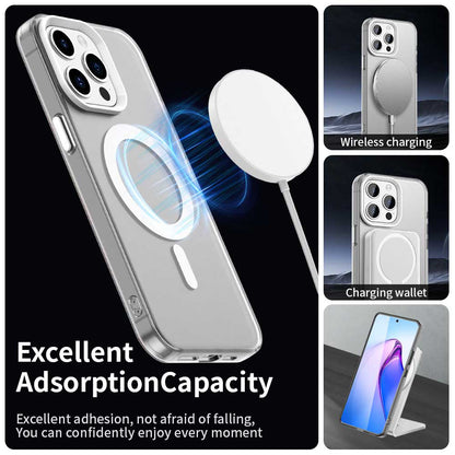 Coque MagSafe pour Apple iPhone 15 Pro Max, Techsuit, CandyCase, Blanche